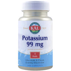 Potassium 99mg 100cps Secom, KAL