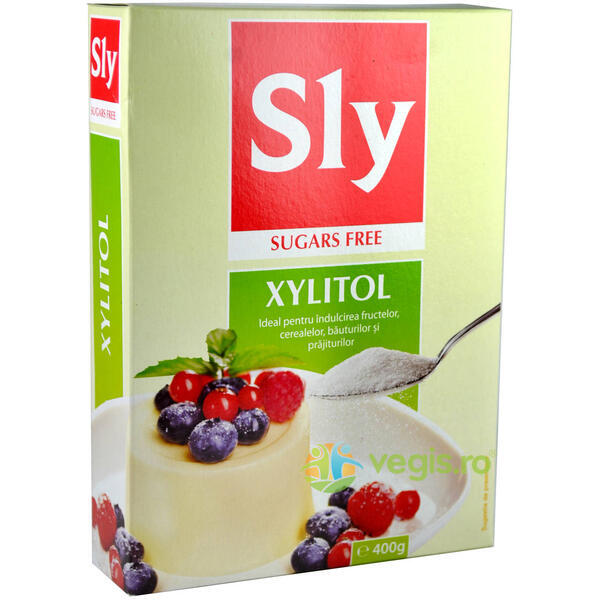 Xylitol (Xilitol) Indulcitor Natural 400gr, SLY NUTRITIA, Dulciuri & Indulcitori Naturali, 1, Vegis.ro