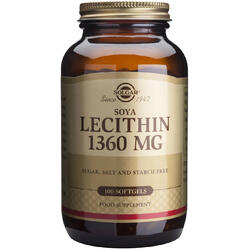 Lecithin 1360mg 100cps (Lecitina din soia) SOLGAR