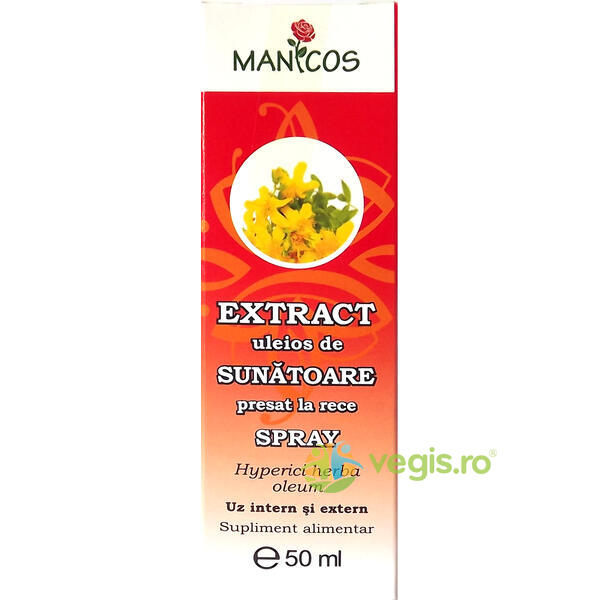 Extract Uleios De Sunatoare Spray 50ml, MANICOS, Cosmetice Uz General, 1, Vegis.ro