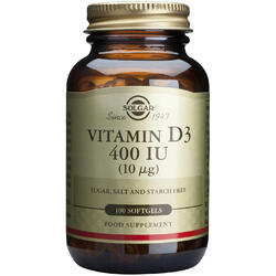 Vitamina D3 400iu 100cps Moi SOLGAR