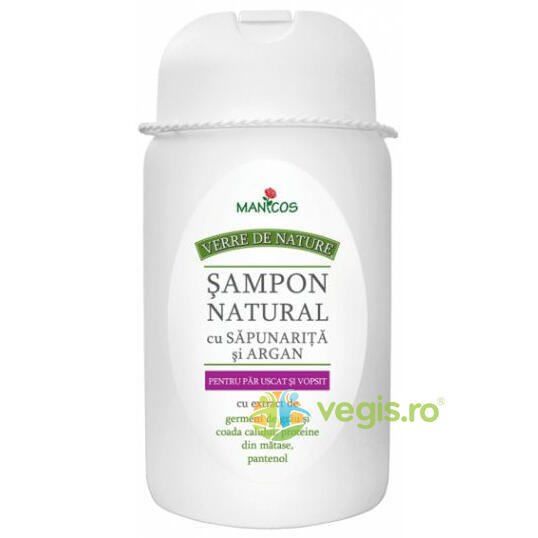 Sampon Natural Pentru Par Uscat Si Vopsit 300ml, MANICOS, Cosmetice Par, 1, Vegis.ro