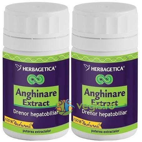 Pachet Anghinare Extract  30cps 1+1 Promo, HERBAGETICA, Remedii Capsule, Comprimate, 1, Vegis.ro
