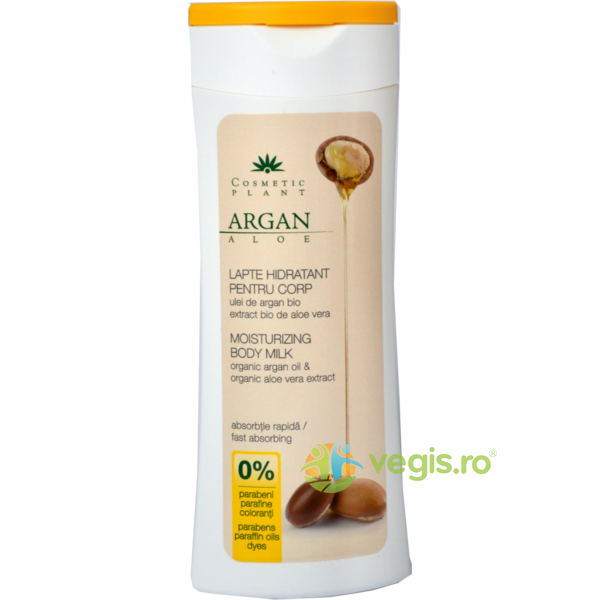 Lapte Corp Argan 200ml, COSMETIC PLANT, Cosmetice, 2, Vegis.ro