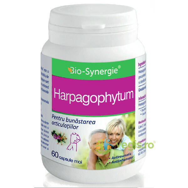 Harpagophytum 60cps, BIO-SYNERGIE ACTIV, Capsule, Comprimate, 1, Vegis.ro