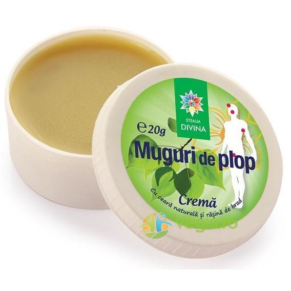 Crema Muguri De Plop 20g, STEAUA DIVINA, Unguente, Geluri Naturale, 1, Vegis.ro