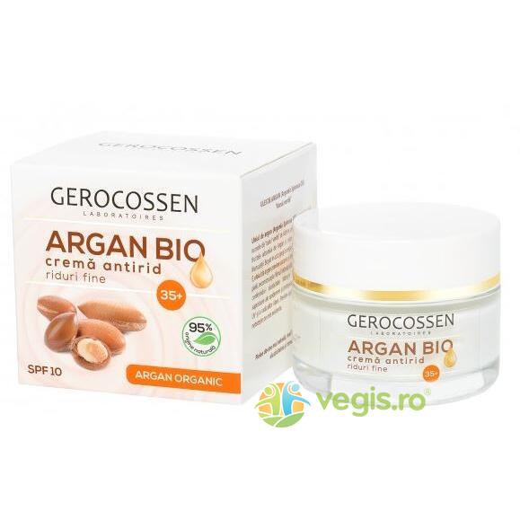 Argan Bio Crema Antirid Riduri Fine 35+ 50ml, GEROCOSSEN, Cosmetice ten, 1, Vegis.ro