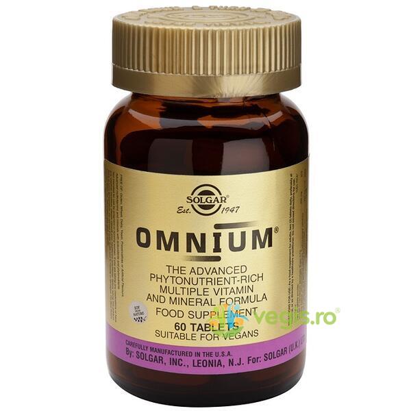 Omnium 60tablete (multivitamine minerale antioxidanti), SOLGAR, Remedii Capsule, Comprimate, 1, Vegis.ro