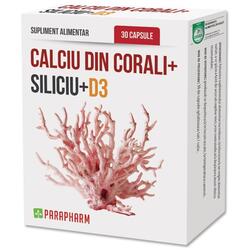 Calciu Din Corali+Si+D3 30cps QUANTUM PHARM