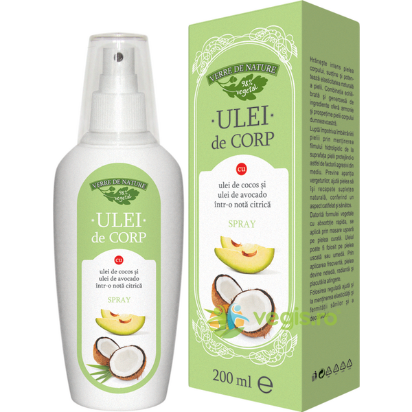 Ulei (Spray) de Corp cu Cocos si Avocado 200ml, MANICOS, Corp, 1, Vegis.ro