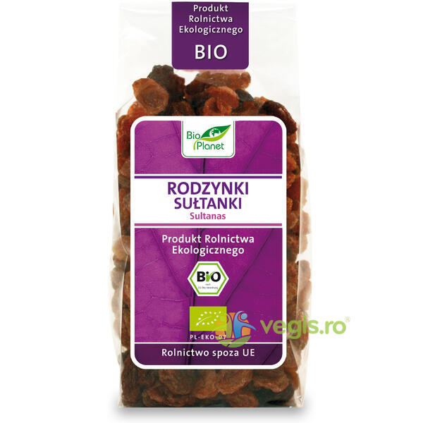 Stafide Sultana Bio/Ecologice 200g - Bio Planet, BIO PLANET, Super Sale, 1, Vegis.ro