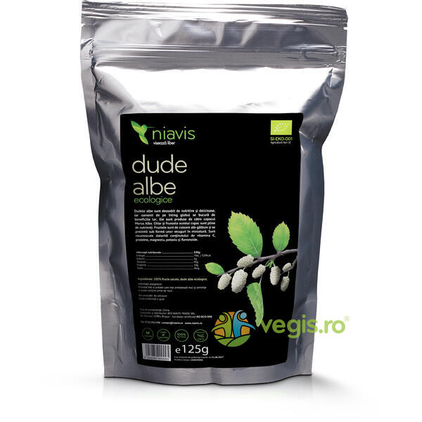 Dude Albe Ecologice/Bio 125g, NIAVIS, Produse Vegane, 1, Vegis.ro