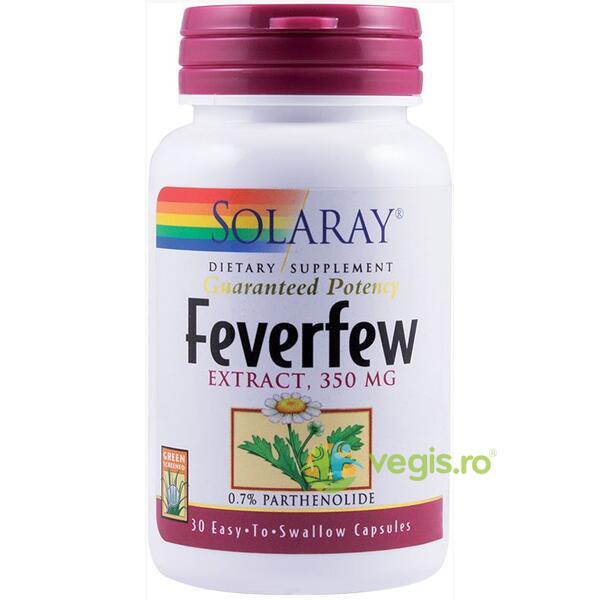 Feverfew (Spilcuta) 350mg 30cps Secom,, SOLARAY, Remedii Capsule, Comprimate, 1, Vegis.ro