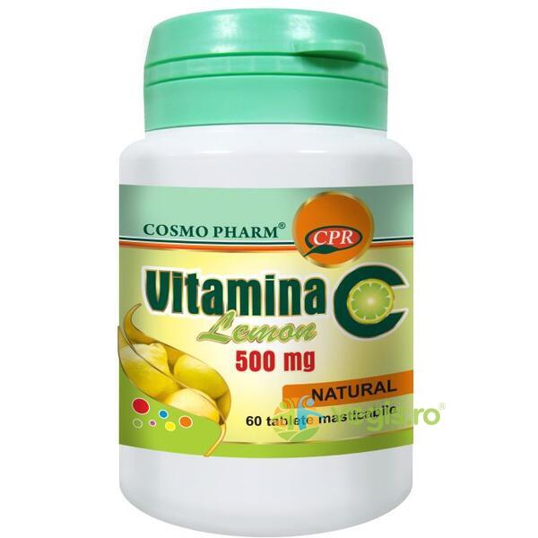 Vitamina C Lamaie 500mg 60cpr, COSMOPHARM, Vitamine, Minerale & Multivitamine, 1, Vegis.ro