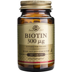 Biotina (Vitamina B7) 300mcg 100tb SOLGAR
