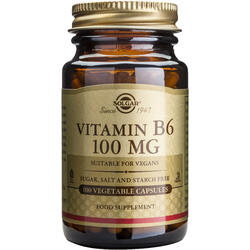 Vitamina B6 100mg 100cps Vegetale SOLGAR