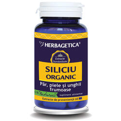 Siliciu Organic 60cps HERBAGETICA
