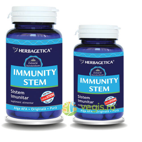 Immunity Stem 60cps+30cps Pachet 1+1 Promo, HERBAGETICA, Imunitate, 2, Vegis.ro