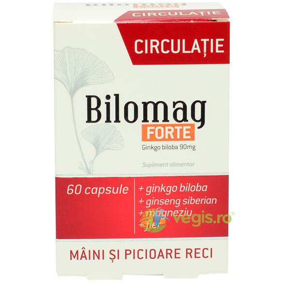 Bilomag Forte (Circulatie) 60cps, ZDROVIT, Remedii Capsule, Comprimate, 1, Vegis.ro