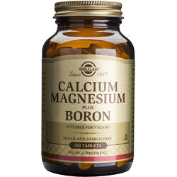 Calcium Magnesium Plus Boron 100tb (Calciu Magneziu si Bor) SOLGAR