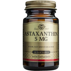 Astaxanthin 5mg (Astaxantina) 30cps Moi SOLGAR