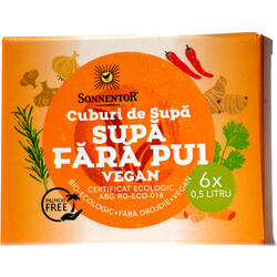 Cub De Supa Fara Pui Vegan Ecologic/Bio 6cuburi SONNENTOR