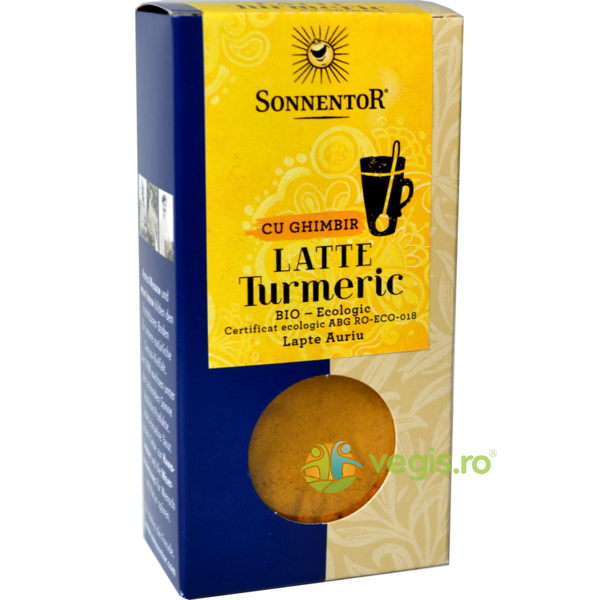 Latte Turmeric cu Ghimbir Ecologic/Bio 60g, SONNENTOR, Alimente BIO/ECO, 1, Vegis.ro