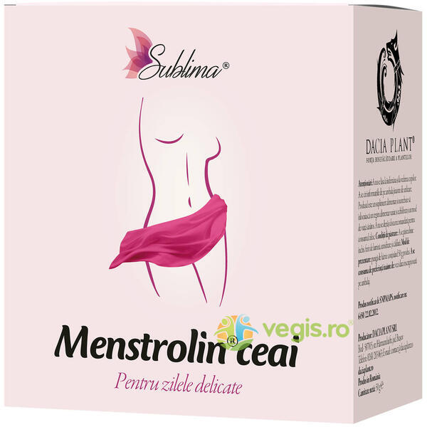 Ceai Menstrolin 50g, DACIA PLANT, Ceaiuri vrac, 1, Vegis.ro