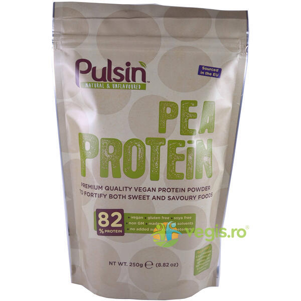 Pulsin Pudra Proteica Din Mazare  Raw 250g, PULSIN, Pulberi & Pudre, 1, Vegis.ro