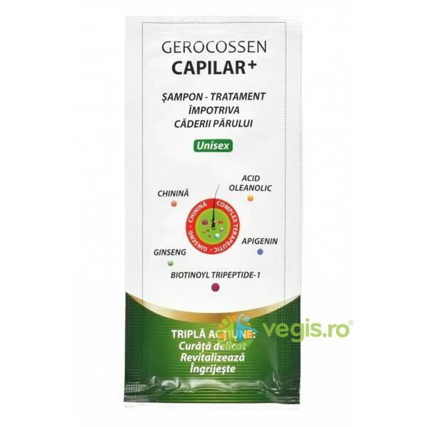 Capilar+ Sampon Tratament Impotriva Caderii Parului Plic 15ml, GEROCOSSEN, Cosmetice Par, 1, Vegis.ro