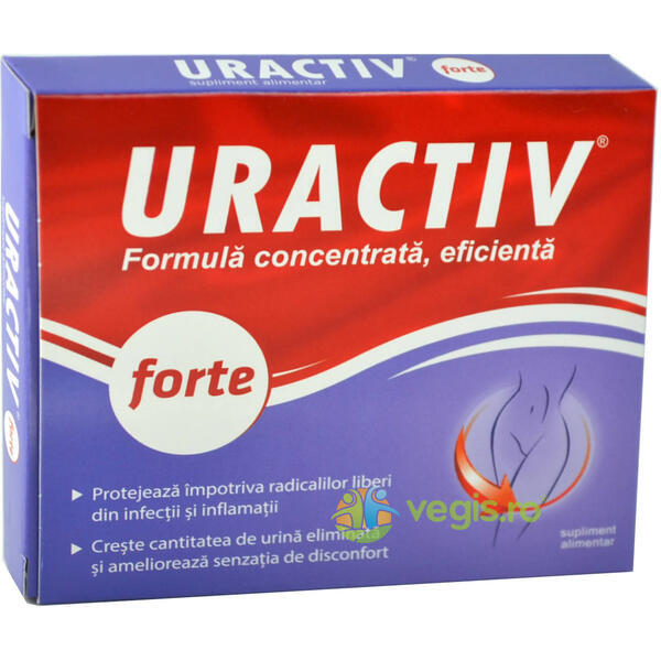 Uractiv Forte 10Cps, FITERMAN PHARMA, Capsule, Comprimate, 1, Vegis.ro