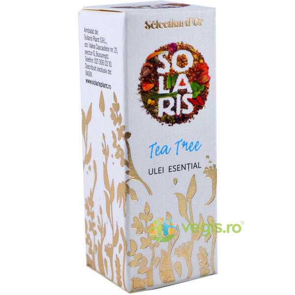 Ulei Esential Tea Tree Premium Selection D'Or 5ml, SOLARIS, Uleiuri esentiale, 1, Vegis.ro