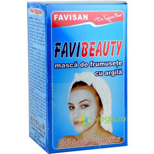 Favi Beauty Masca cu Argila 100g, FAVISAN, Cosmetice ten, 1, Vegis.ro