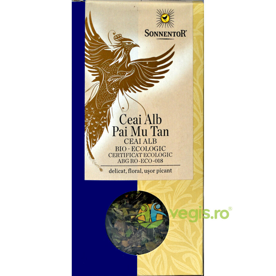 Ceai Alb Pai Mu Tan Ecologic/Bio 40g 40g Alimentare