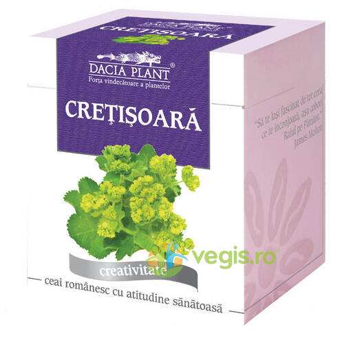 Ceai De Cretisoara 50g, DACIA PLANT, Ceaiuri vrac, 1, Vegis.ro