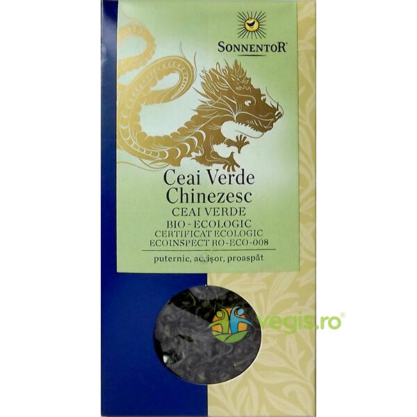 Ceai Verde Chinezesc Bio 100gr, SONNENTOR, Alimente BIO/ECO, 1, Vegis.ro