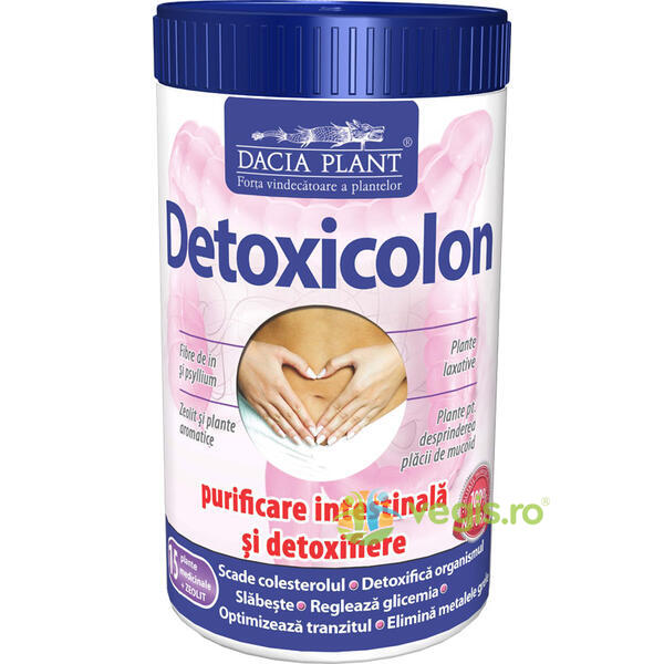 Detoxicolon 480g, DACIA PLANT, Detoxifiere, 1, Vegis.ro