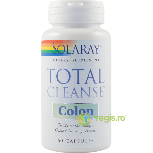 Total Cleanse Colon 60cps Secom,, SOLARAY, Detoxifiere, 1, Vegis.ro