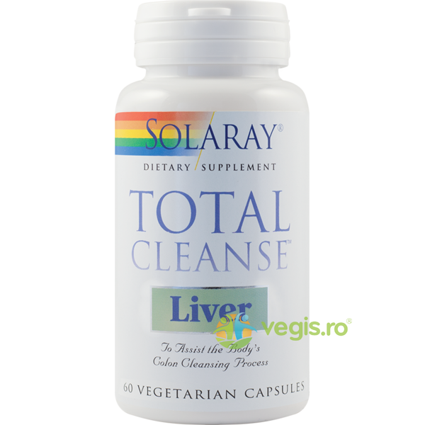 Total Cleanse Liver 60cps Secom,, SOLARAY, Detoxifiere, 1, Vegis.ro