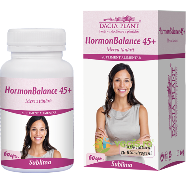 HormonBalance 45+ - 60cpr, DACIA PLANT, Capsule, Comprimate, 1, Vegis.ro