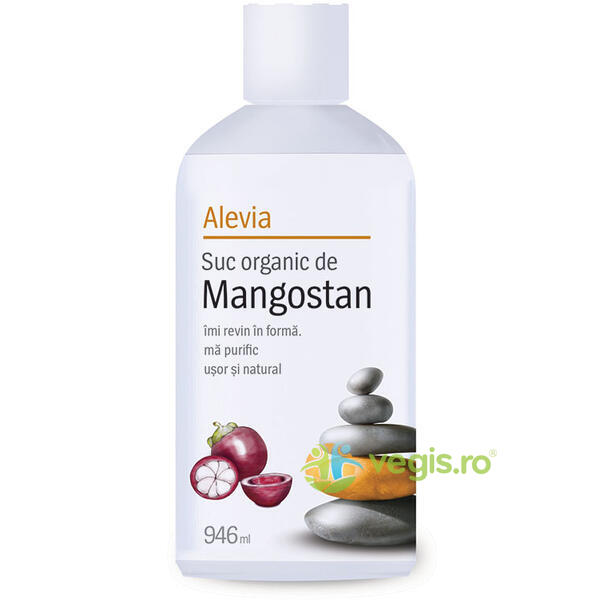 Mangostan - Suc Organic 946ml, ALEVIA, Suplimente Lichide, 1, Vegis.ro