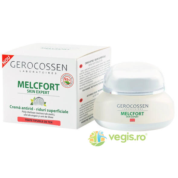 Melcfort Crema Antirid- Riduri Superficiale 35ml, GEROCOSSEN, Cosmetice ten, 1, Vegis.ro