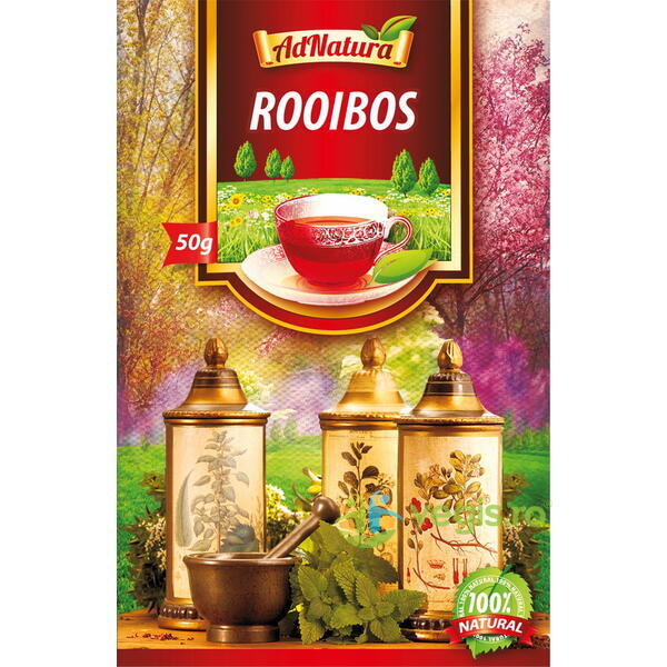 Ceai Rooibos 50g, ADNATURA, Ceaiuri vrac, 1, Vegis.ro