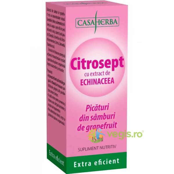 Citrosol (Fost Citrosept) Cu Echinaceea 15ml, INTERHERB, Antibiotice naturale, 2, Vegis.ro