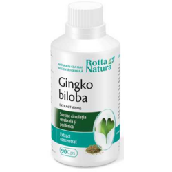Ginkgo Biloba Extract 60mg - 90cps ROTTA NATURA