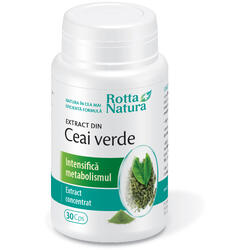 Ceai Verde Extract 30cps ROTTA NATURA