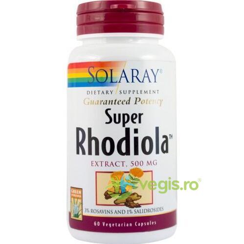 Super Rhodiola Extract 500mg 60cps Secom,, SOLARAY, Capsule, Comprimate, 1, Vegis.ro