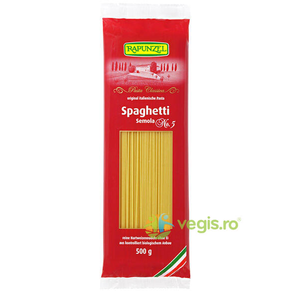 Spaghete Semola Ecologice/Bio 500g, RAPUNZEL, Produse BIO, 1, Vegis.ro