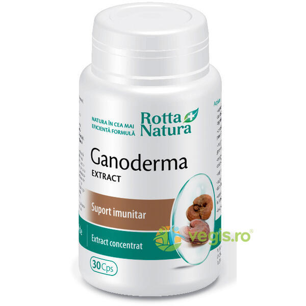 Ganoderma Extract 30cps, ROTTA NATURA, Capsule, Comprimate, 1, Vegis.ro
