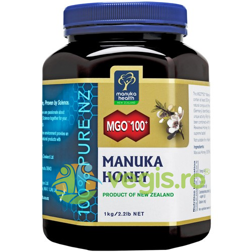 Miere de Manuka (MGO 100+) 1Kg Manuka Health